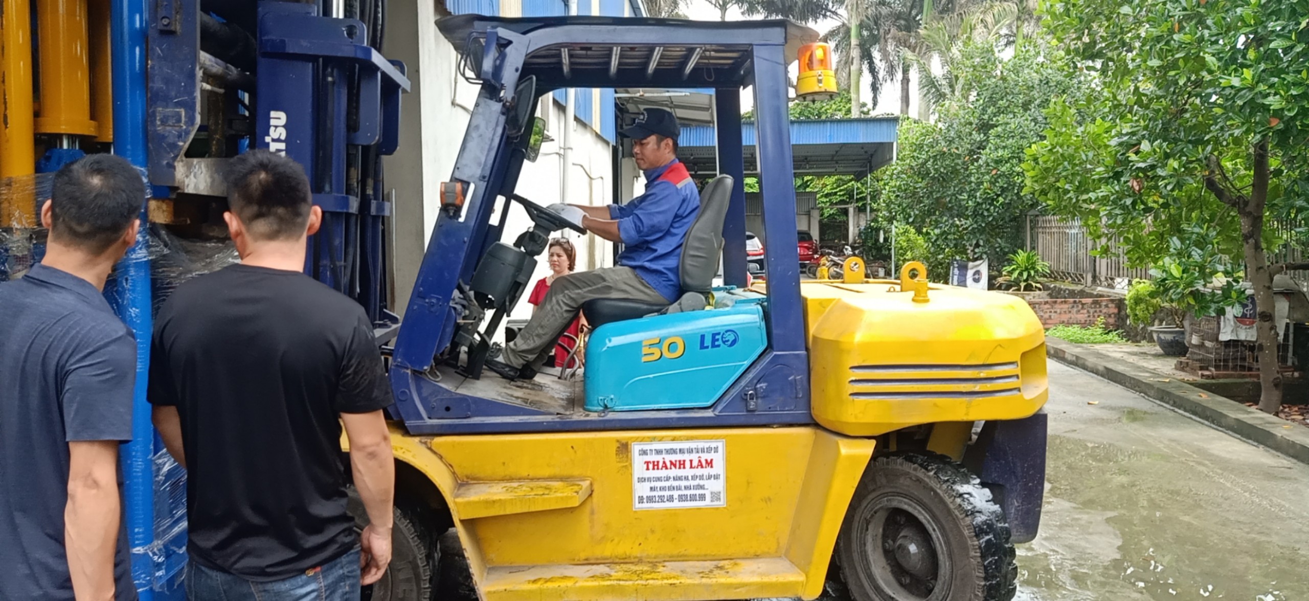 Cho thuê xe nâng khu công nghiệp Hải Phòng