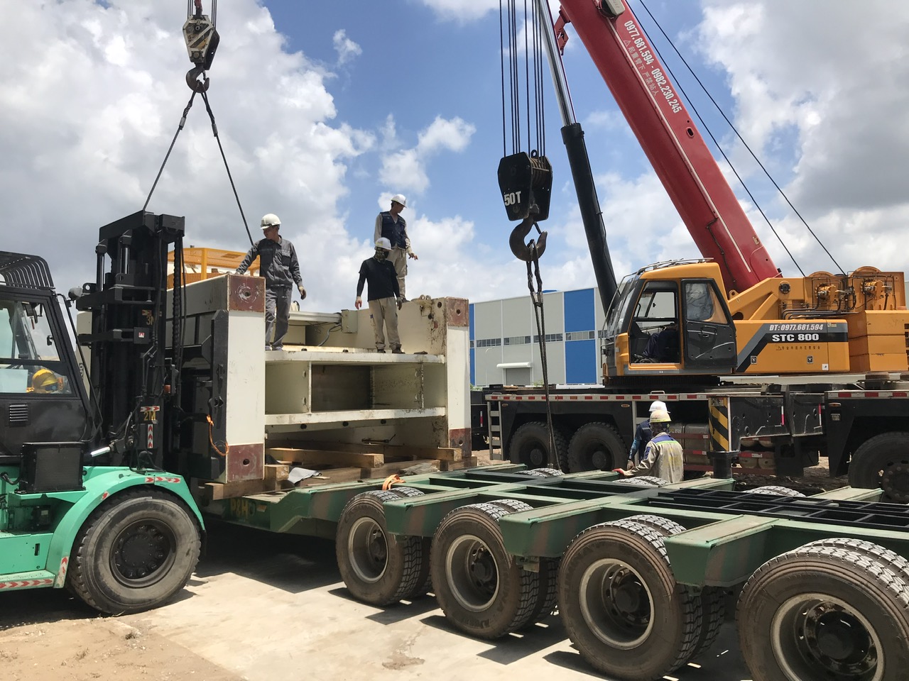 Thuê xe cẩu tại Hồng Bàng Hải Phòng