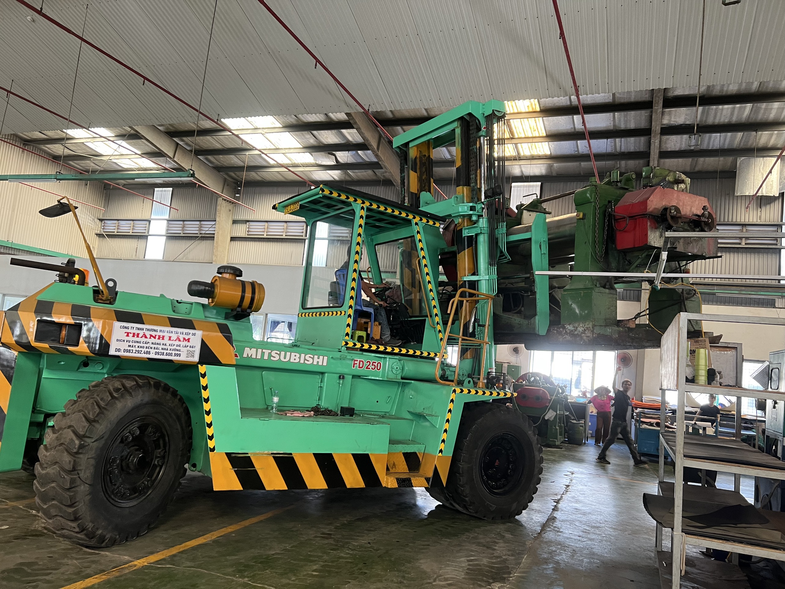 Cho thuê xe nâng tại KCN Tràng Duệ Hải phòng