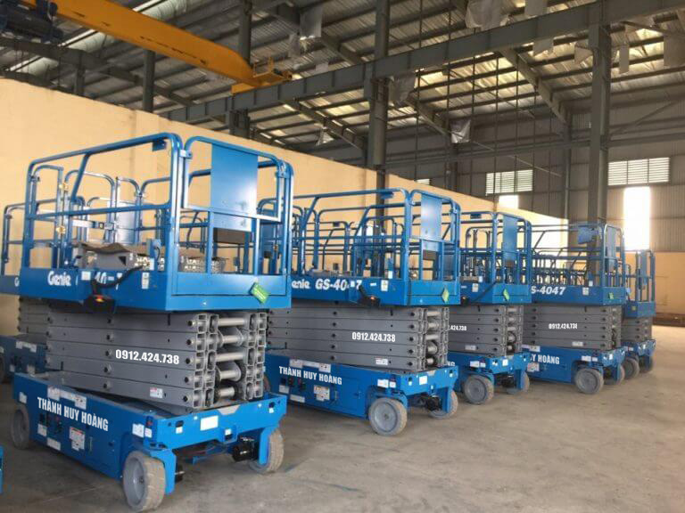 Thuê xe nâng boom lift giá tốt Hải Phòng