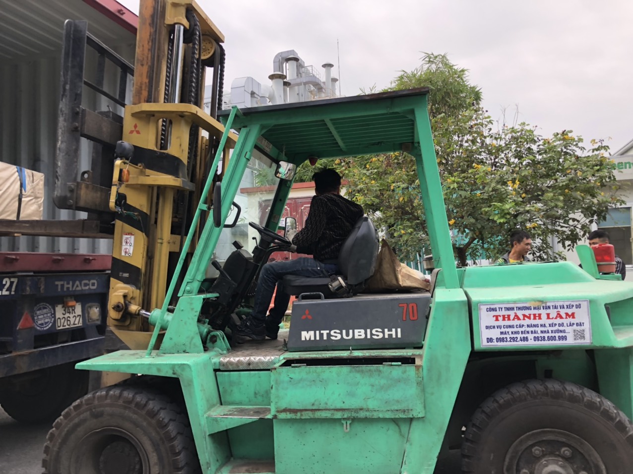 Thuê xe nâng quận Hồng Bàng Hải Phòng